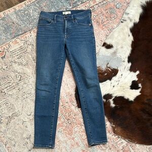 Madewell 9” Mid-Rise Skinny Jeans Medium Wash